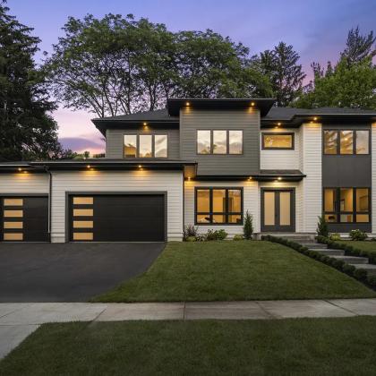 modern garage door
