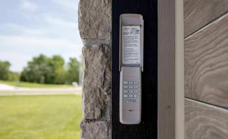 garage door keypad