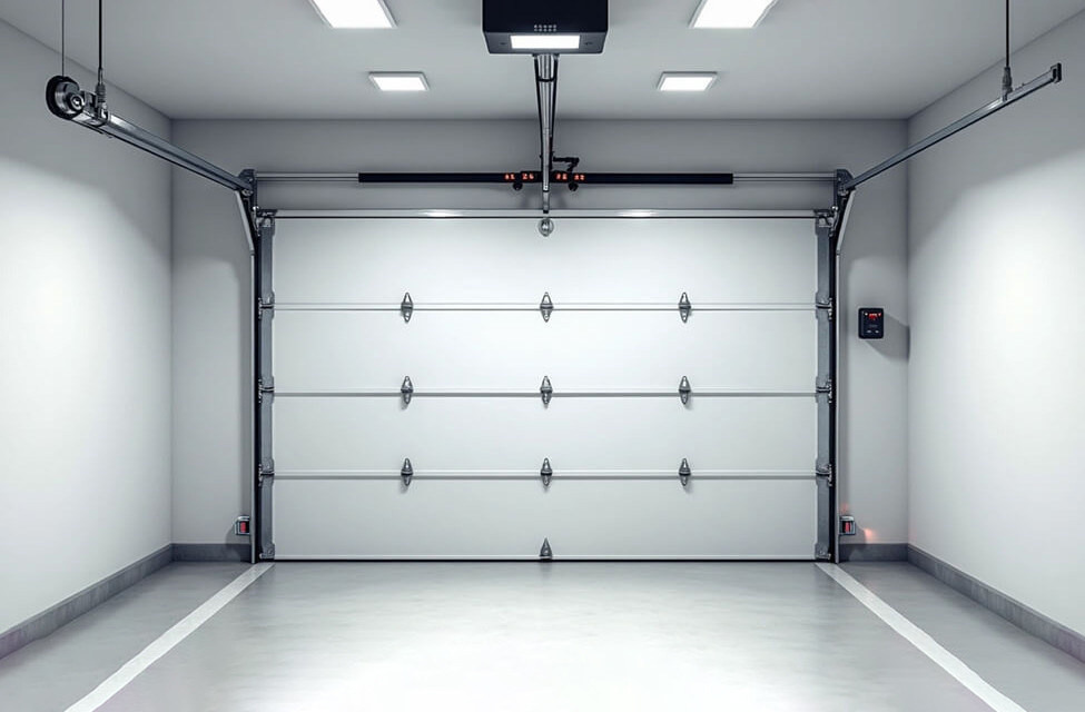 inside of a garage