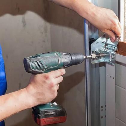 tightening garage door hardware
