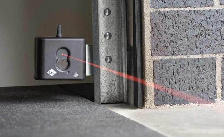 garage door laser sensor