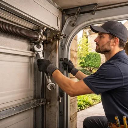testing garage door alignment