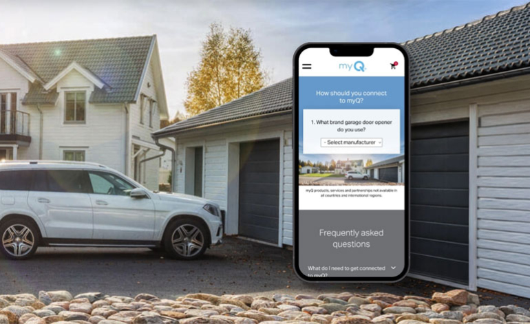 smartphone app for garage door management in Sugar Land, TX