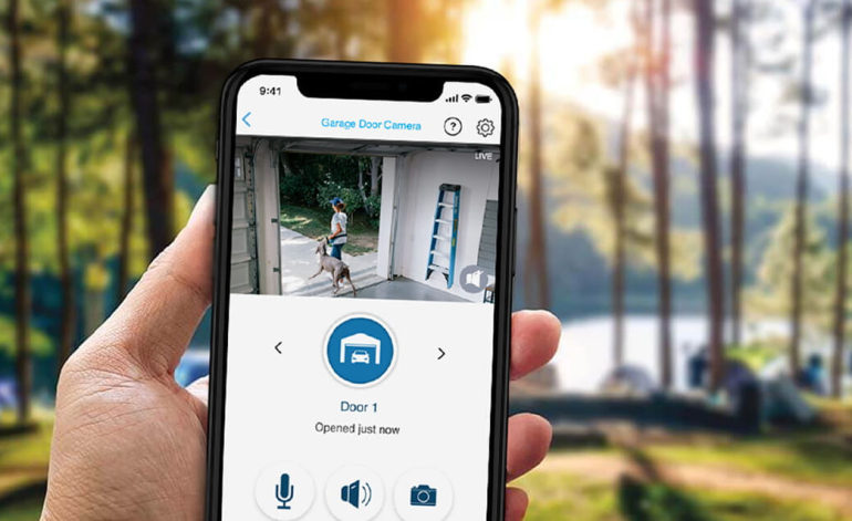 smart garage phone app