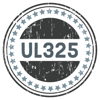 UL 325 badge